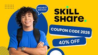 Skillshare Coupon Code💥Skillshare Promo Code💥Skillshare Discount Code