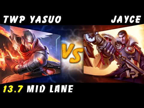TheWanderingPro - Yasuo vs Jayce MID Patch 13.7 - Yasuo Gameplay