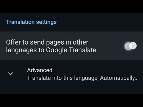 How to Turn Off/ Disable Translation Offer in Google Chrome Browser - Android