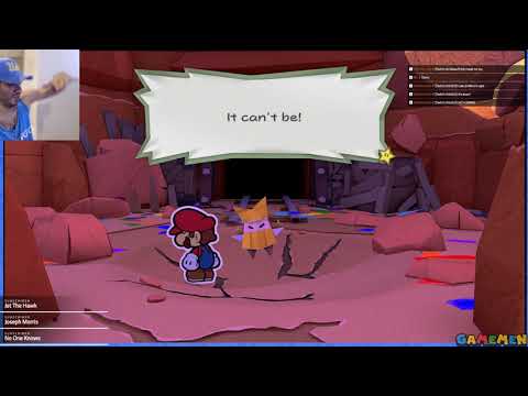 Top 10 Sad video game moments. Paper Mario Origami King Death