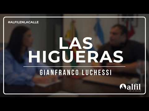 Las Higueras: el intendente Gianfranco Luchessi habló en #Alfilenlacalle