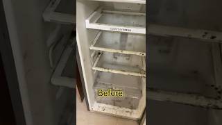 Fridge cleaning trick✨👋 #cleaning #ytshorts #youtubeshorts