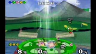 Super Smash Bros. Melee  How To Get Luigi HD