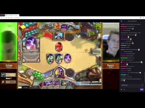 ESL Legendary Series - Week 7 - Zalae (Priest) vs Savjz (Mage) - fight 1 - Hearthstone