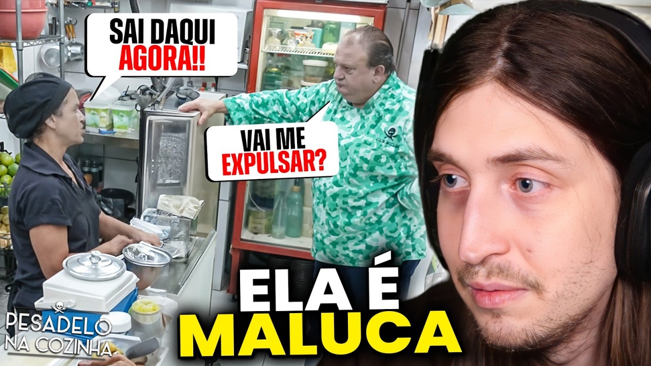 Ela EXPULSOU o Jacquin DA COZINHA - React Pesadelo na Cozinha Rock Dog