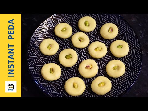 Instant Peda Recipe With Milk Powder & Condensed Milk @CookBakeMunch Ready in 5 Minutes!