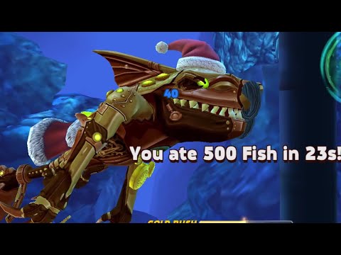Atomic Shark (500 fish eaten in South China Sea) Live Contest !! - Hungry Shark World