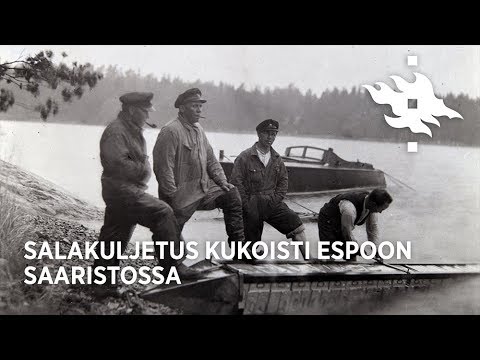 Salakuljetus kukoisti Espoon saaristossa | Helsingin yliopisto