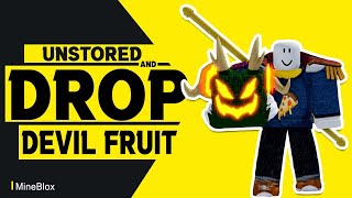 How to Unstored and Drop Devil Fruit in Blox Fruit