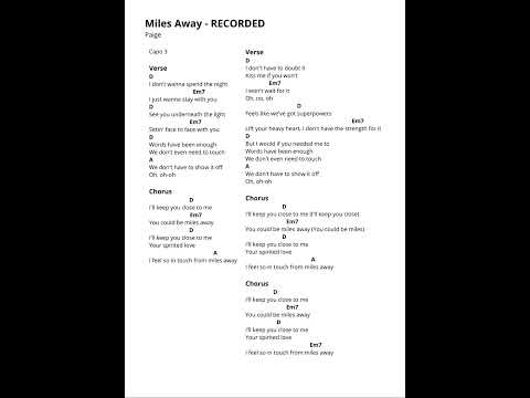 Miles Away - Banners