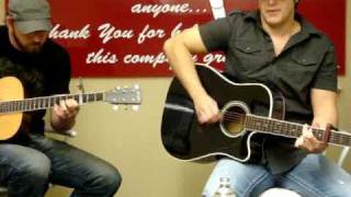 Easton Corbin sings &quot;I&#39;m a little more Country than that&quot; at KKNG 93.3 Radio, Oklahoma City