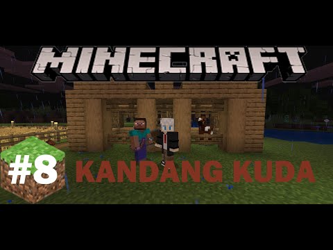 Daffa1037 - MEMBUAT KANDANG UNTUK KUDA TERCINTA - Minecraft Indonesia