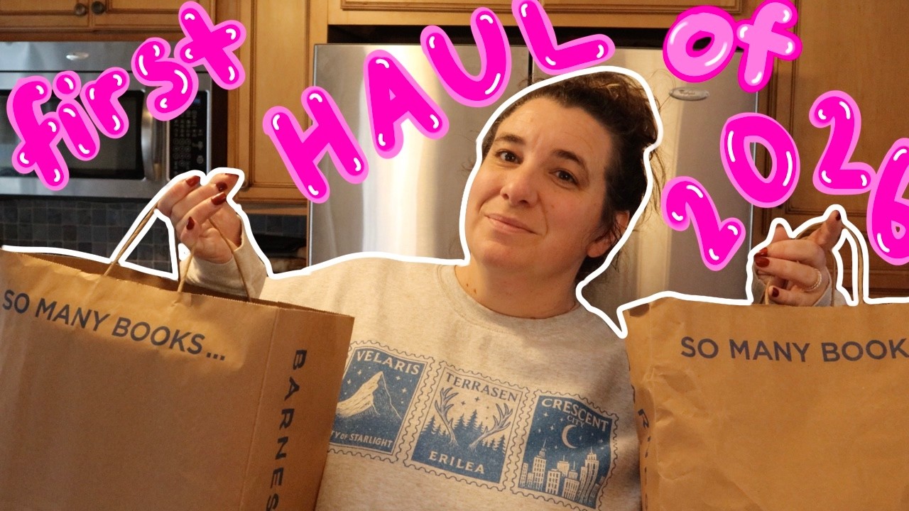 first book haul of 2026 & introducing a new family member! 🥰👛🫶🏼🥕 || 50+ books