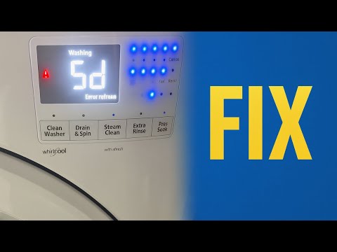 Whirlpool Error 5d