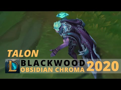 Blackwood Talon Obsidian Chroma 2020 - League Of Legends