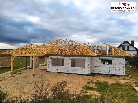 BINDER-PROJEKT - więźba dachowa miejscowości w Pigża -  "Dom w Santanach (G)"