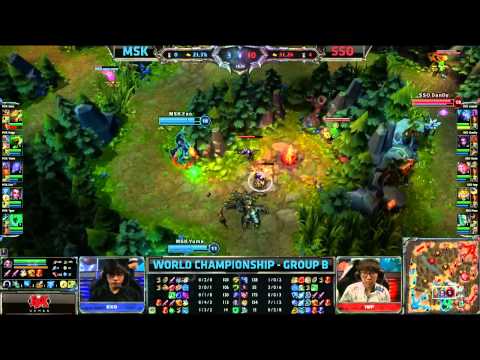 MSK vs SSO | Mineski vs Samsung Galaxy Ozone | Worlds 2013 Group Stage Day 2 | Full game HD