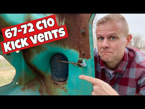 1967-1972 Chevy / GMC Trucks - Kick Panel Vents