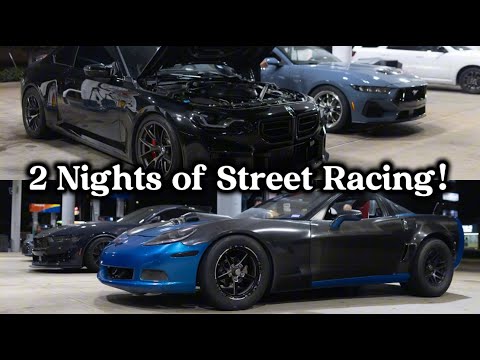 2 Nights of Roll Racing | Twin Turbo GT500, Twin Turbo Dark Horse, 700HP M2, Whipple S650, Built C6