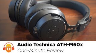 Video thumbnail for Audio Technica ATH-M60x Overview - Minidisc in a Minute by Minidisc