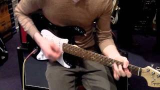 Video thumbnail for Fender Squier Affinity Stratocaster Black by TheGuitarStoreUK