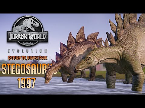 ALL STEGOSAURUS (1997) SKINS | Return to Jurassic Park | Jurassic World Evolution