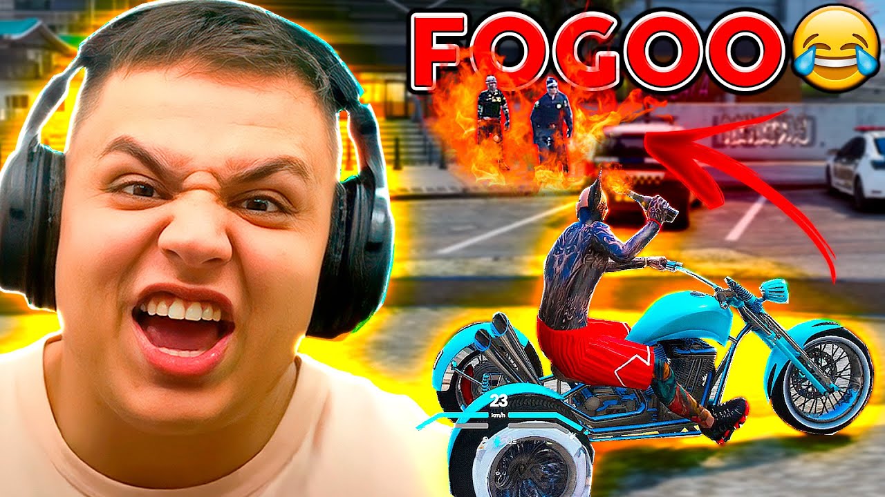 FOGO em TODO MUNDO no GTA RP 😂 (Paulinho o LOKO)