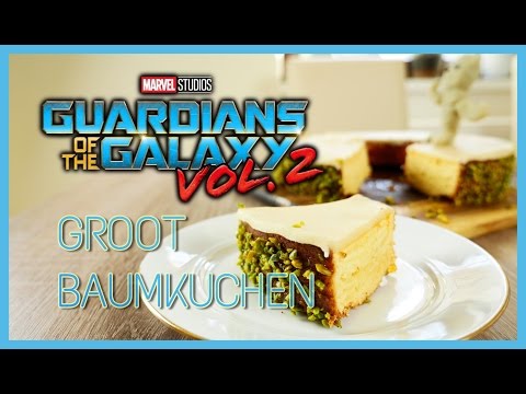 Guardians of the galaxy Groot spit cake (Baumkuchen) creative recipe #8  星際異攻隊連輪蛋糕
