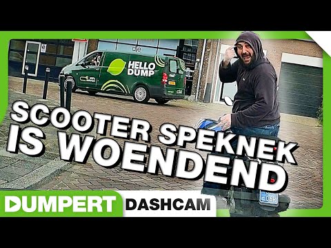 Scooterspeknek is woedend! | Dumpert Dashcam 58
