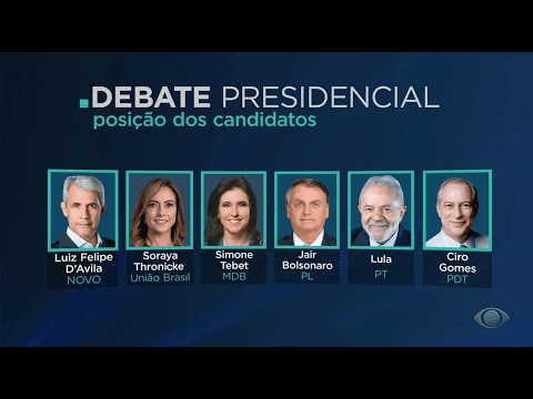 DEBATE NA BAND: PRESIDENCIAL 2022