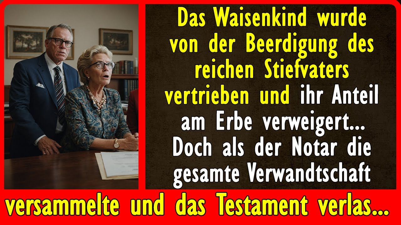 Dem Waisenkind wurde das Erbe verwehrt, aber als der Notar das Testament verlas waren alle verblüfft