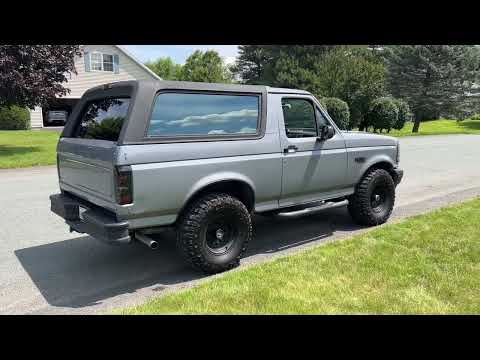 Walker Quiet-Flow SS muffler 93 Ford Bronco before/after For Sale. Make me offer!