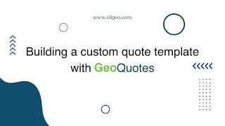 GeoQuotes YouTube Video