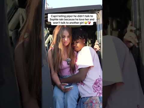 Capri telling Piper he didn't talk to Sophie Rain because he loves her and won't talk to another