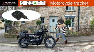 Keeping track of your bike, with the Tracker from SIZZAPP monitoring Device Install & Review