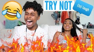 Try Not To Laugh Challenge W/ Kellie Sweet!