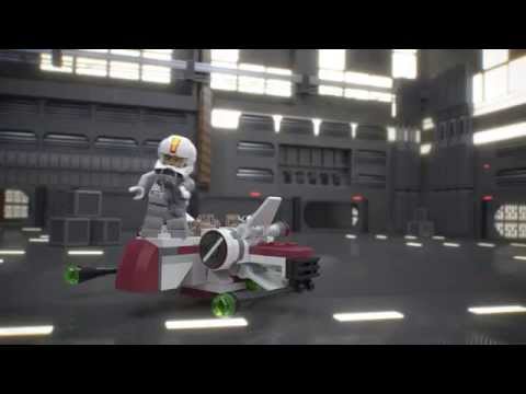 Vidéo LEGO Star Wars 75072 : Starfighter ARC-170 