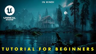 Unreal Engine 5 Beginner Tutorial- Haunted Night Light Setup | In HINDI