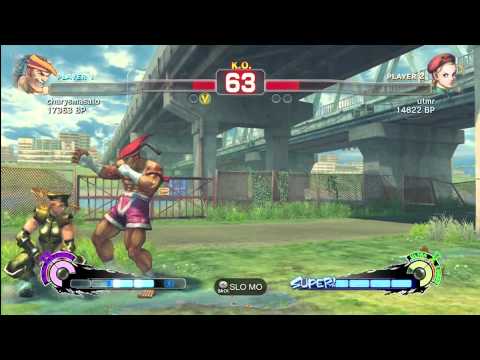 charysmasato (AD) vs utmr (CA) SSF4 Ranked Match (1080i)