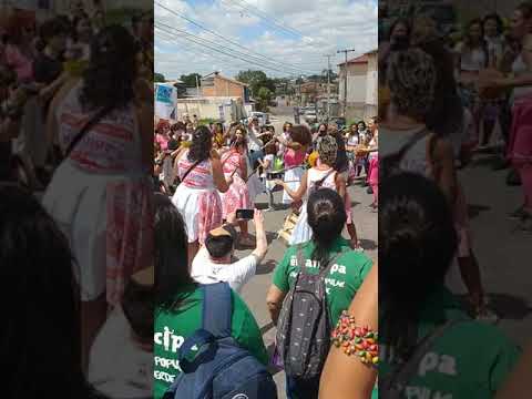 marcha "As mulheres da favela exigem paz" - Curitiba, 8 março 2020.