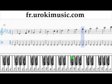 Comment Jouer du Piano (main droite) Ozuna - Dile Que Tu Me Quieres Tab Tablature Partie#1 Exerce