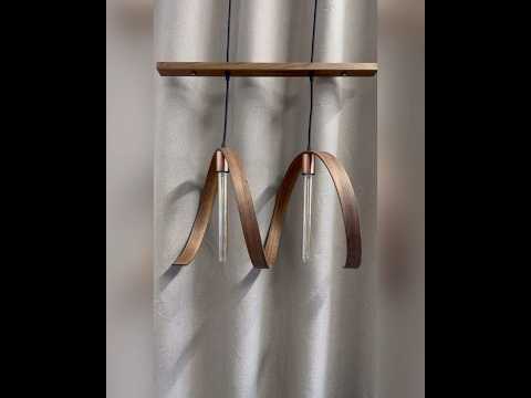 Люстра в скандинавском стиле Harmony американский орех