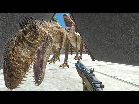 FPS ALONE WITH ALL WEAPONS IN ANCIENT FORTRESS-Animal Revolt Battle Simulator