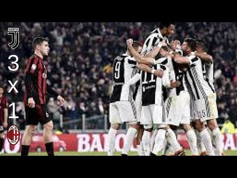 Juventus 3 x 1 Milan Melhores Momentos 31/03/18