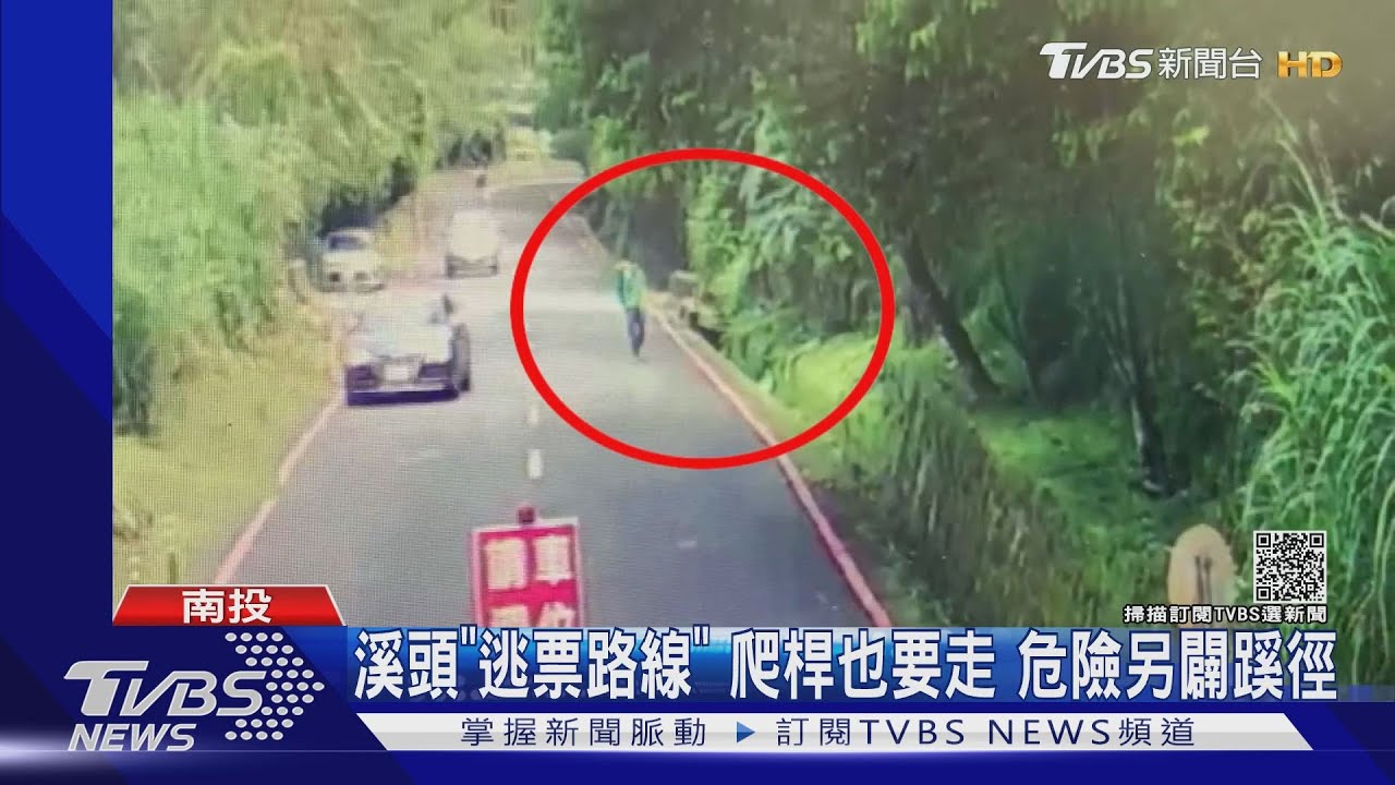 溪頭「逃票路線」！爬桿也要走　危險另闢蹊徑