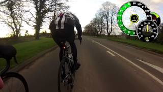 preview picture of video 'Stone Wheelers Gnosall Chain Gang 2014 incl Telemetry'