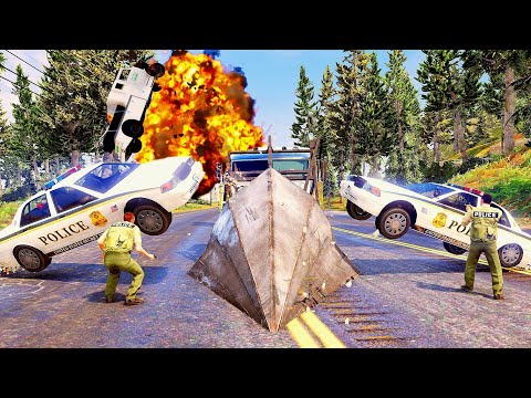 GTA 5 Phantom Wedge Truck Crashes - Impact Compilation - Destruction ep.6