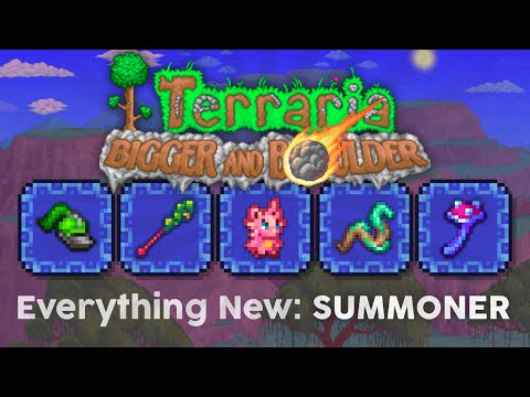 Terraria 1.4.5 - Everything New for Summoner (New Contents and Changes)
