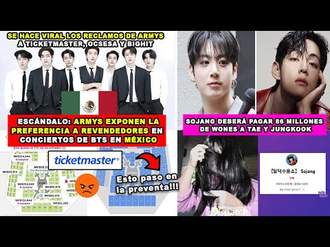 😠 Mexican ARMYs expose irregularities and preferential treatment of scalpers in BTS/Sojang Tae an...