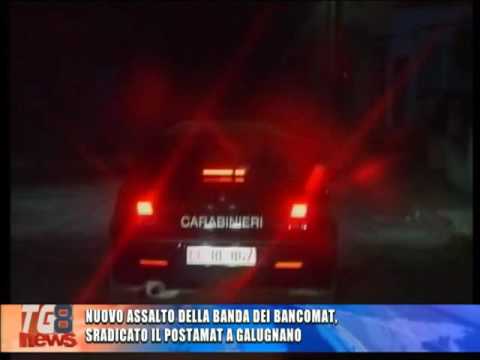 GALUGNANO, LADRI IN AZIONE SRADICATO IL POSTAMAT